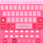 Pink Emoji Keyboard icône