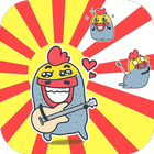 Hi Emoji Oujisang Stickers Gif icône