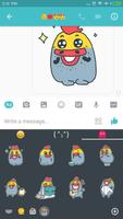 Hi Emoji Oujisang Stickers Gif capture d'écran 1