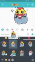 Hi Emoji Oujisang Stickers Gif capture d'écran 2