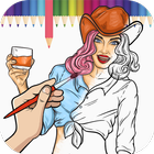 New Fashion Coloring :: Colorify Fashion Art Zeichen