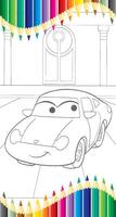 Super Car Coloring Book McQueen capture d'écran 1