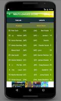 Multi Leagues Score ผลบอลสด पोस्टर