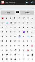 Cool Text Symbols & Emoji capture d'écran 1