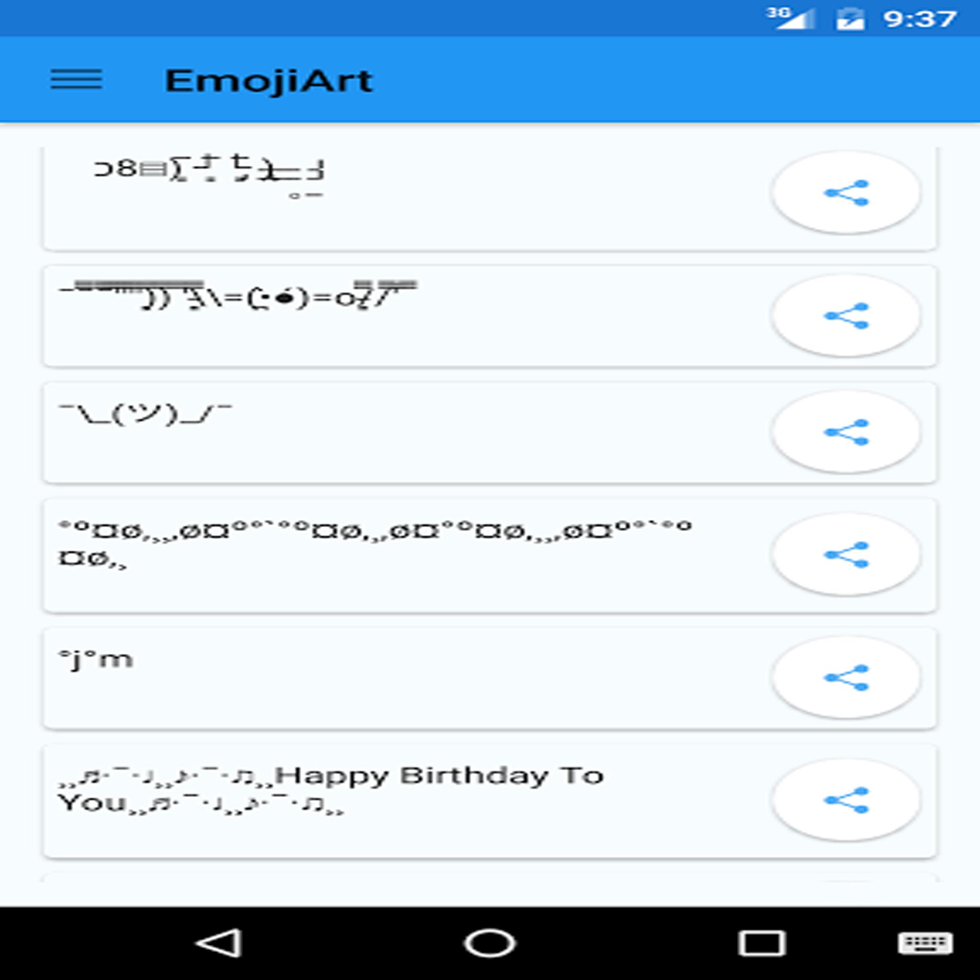 絵文字アート Emoji Emoticons Art For Android Apk Download