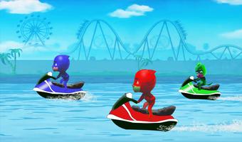 pj jetski masks racers स्क्रीनशॉट 1