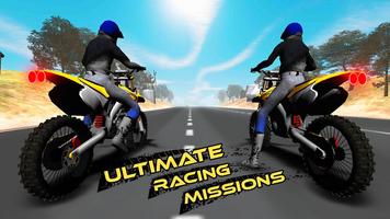 Highway Trail Bike Racer game- new bike stunt race پوسٹر