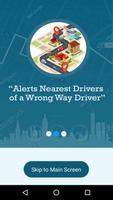 Wrong Way Driver Alert Poster