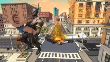 Wielki Latający Superhero Real City Rescue Mission screenshot 1