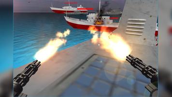 Bataille de la marine Gunships attaque 3D capture d'écran 3