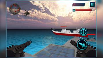 Bataille de la marine Gunships attaque 3D capture d'écran 2