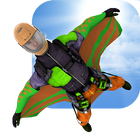 Wingsuit Parachute Simulator skydiving games free ícone