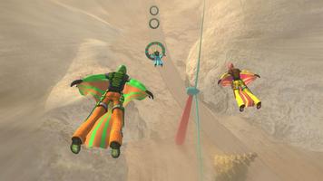 2 Schermata Wingsuit Parachute Simulator skydiving games free