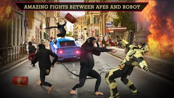 Angry Apes vs Modern Robots War 2018 Cartaz