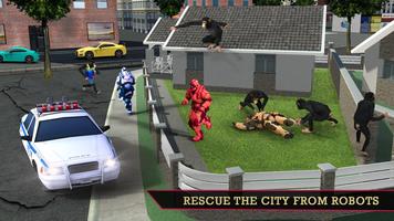 Angry Apes vs Modern Robots War 2018 imagem de tela 2