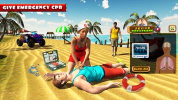 Beach Party Emergency Surgery Doctor Simulator 3D ポスター