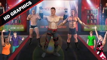 Cage Wrestling Fighting Game - Ultimate Fighter 18 تصوير الشاشة 1