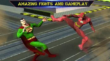 Flash Superhero Games - Super Light Crime City 3D تصوير الشاشة 2