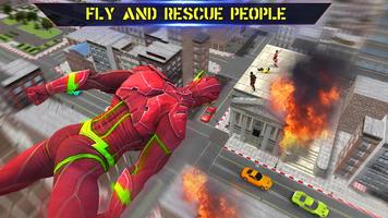 Flash Superhero Games - Super Light Crime City 3D تصوير الشاشة 3