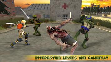 Ninja Warrior Turtle - Superhero Fighting Game تصوير الشاشة 3