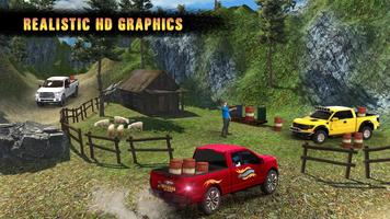 Offroad Hilux Up Hill Climb Truck Simulator 2017 ảnh chụp màn hình 1