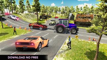 Chained Tractor Pulling Simulator - Mudding Games Ekran Görüntüsü 1