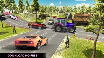 Chained Tractor Pulling Simulator - Mudding Games ảnh chụp màn hình 1