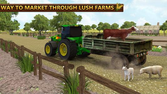 Real Tractor Farm Simulator 17  - Transport Truck imagem de tela 3