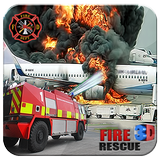 3D 911 Airport Fire Rescue icône