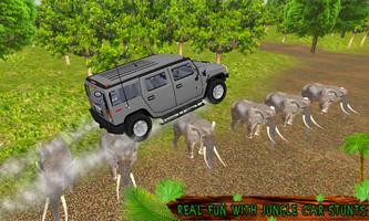 Crazy Jungle Car Stunts 3D capture d'écran 2