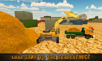 Heavy Excavator Truck Sim 3D ポスター