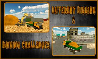 Heavy Excavator Truck Sim 3D capture d'écran 2