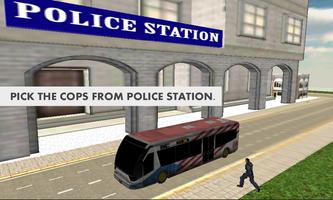 Police Bus hill Climb Duty الملصق