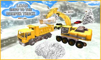Snow Plow Truck Driver Sim 3D capture d'écran 1