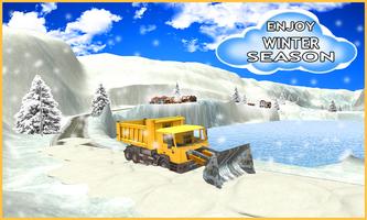 Snow Plow Truck Driver Sim 3D capture d'écran 3