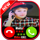 Incoming call from MattyB raps : fake call prank icône
