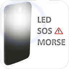 Flashlight SOS Morse آئیکن