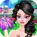 Cheerleader High School Salon - Girls Makeover APK
