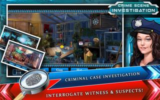 Criminal Case investigation : Hidden Objects Free ภาพหน้าจอ 3