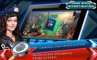Criminal Case investigation : Hidden Objects Free पोस्टर