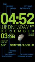 GRAFFITI CLOCK HD LITE ポスター