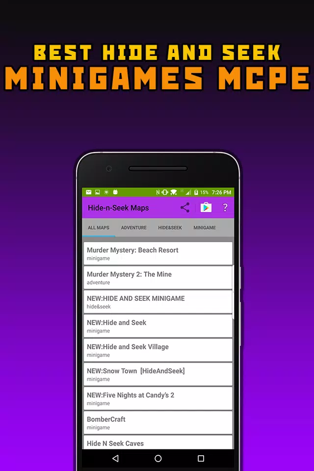 Hide and Seek Maps Minecraft for Android - Free App Download