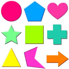 30 Basic shapes names for kids APK download