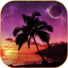 HD Sea Sunset Wallpaper icon