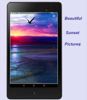 HD Sea Sunset Wallpaper screenshot 1