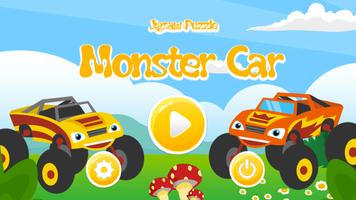 Monster Car Puzzle Plakat