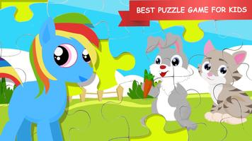 Pony Little Animal Puzzle پوسٹر