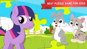 Pony Little Animal Puzzle capture d'écran 1