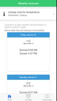 Prévisions météorologiques Jap capture d'écran 3