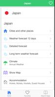 Japan weather forecast पोस्टर